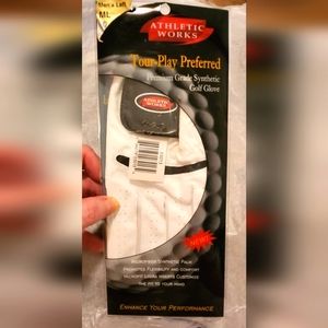 Athletic Works Tour Play Synthetic Men's Left Golf Glove Size M/ L NWT